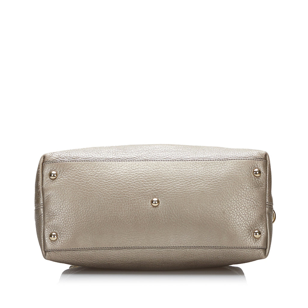 Gucci Soho Working Handbag Silver