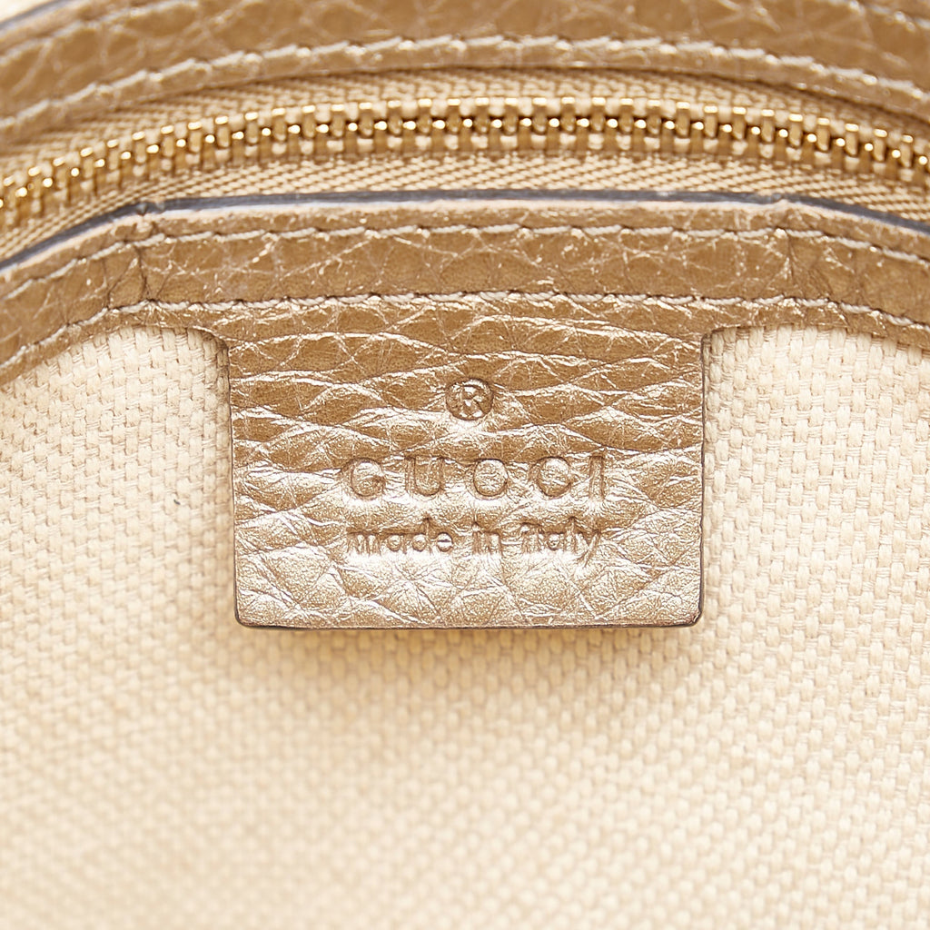 Gucci Soho Working Handbag Silver