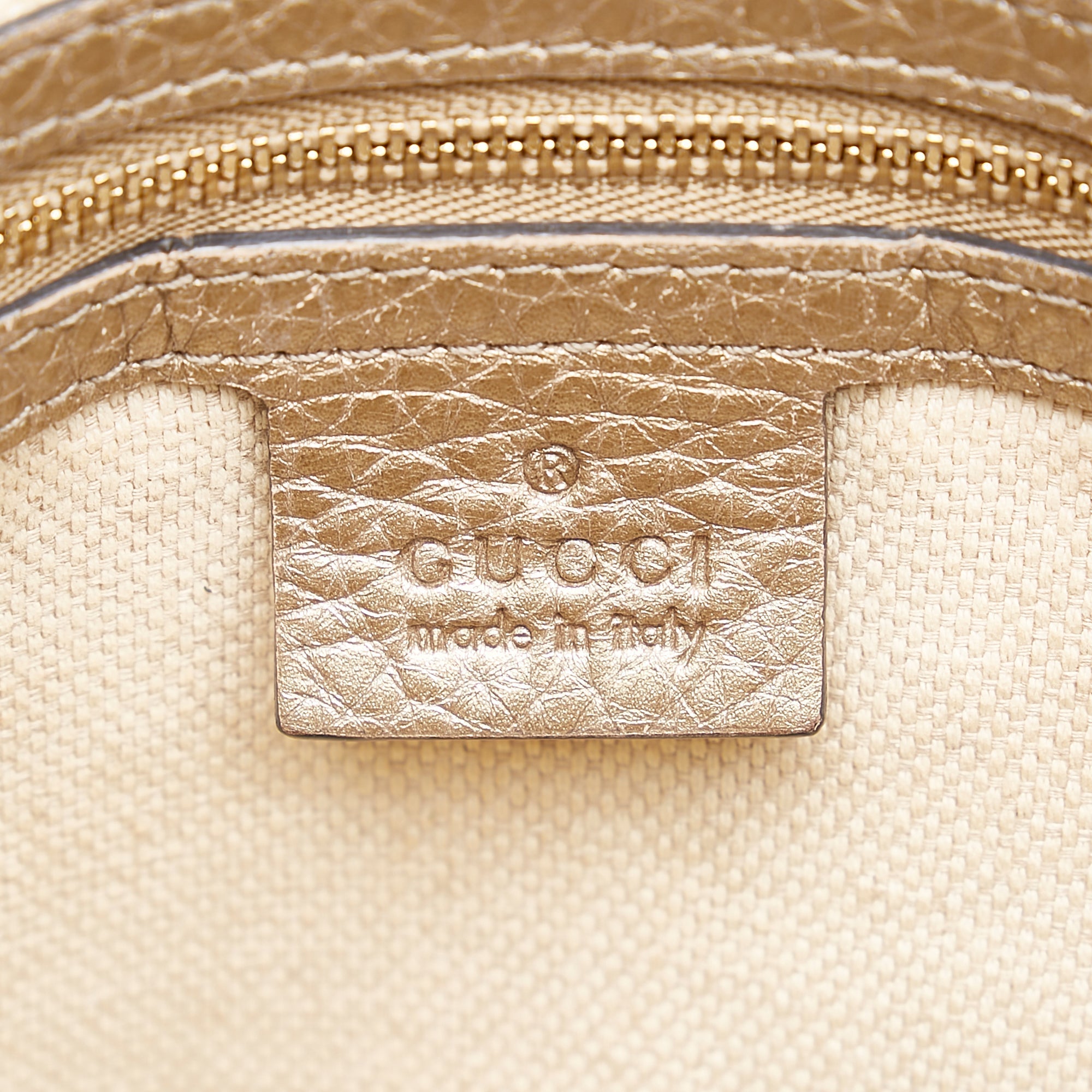 Gucci Soho Working Handbag Silver
