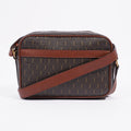 Saint Laurent Le Monogramme Camera Chestnut Cassandre Canvas Coated Canvas