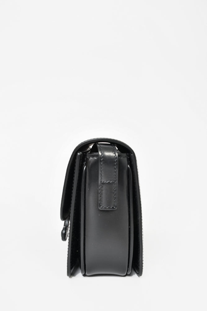 Celine Black Leather Teen "Cuir Triomphe" Crossbody