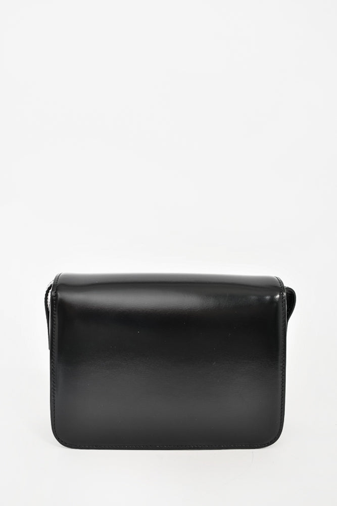 Celine Black Leather Teen "Cuir Triomphe" Crossbody