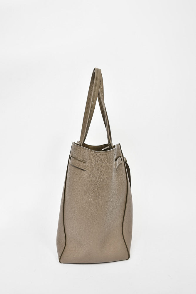 Celine Dark Taupe Small Cabas Tote