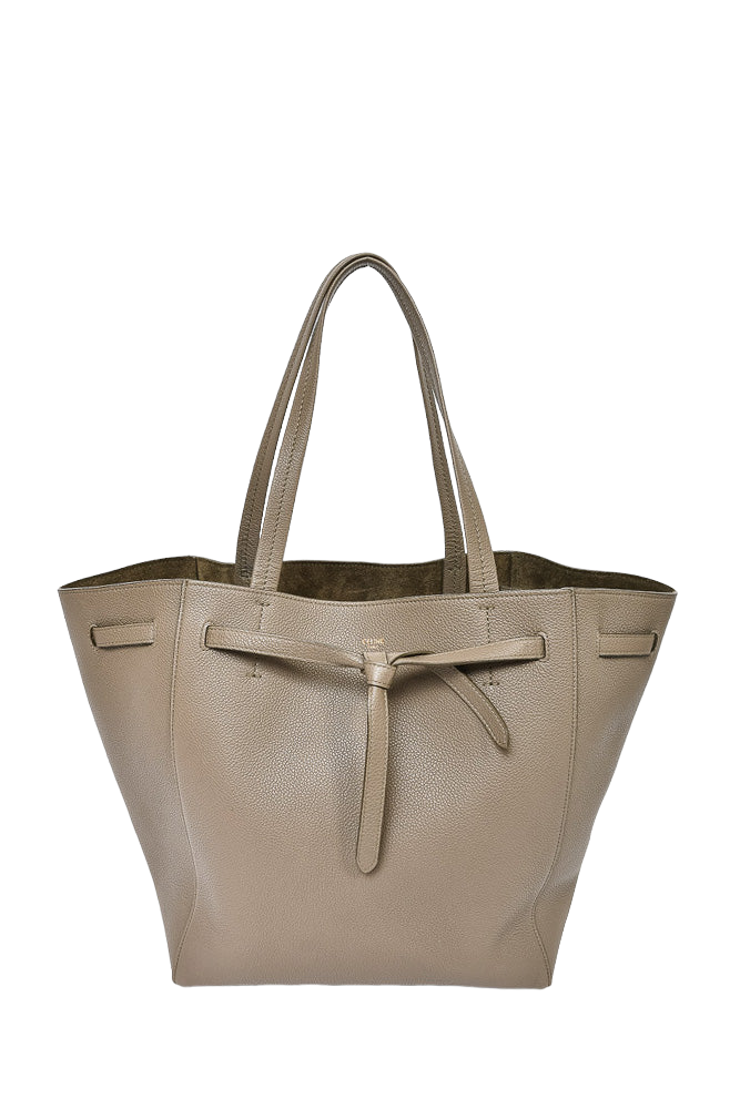 Celine Dark Taupe Small Cabas Tote