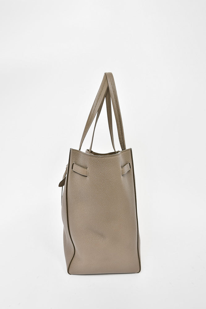 Celine Dark Taupe Small Cabas Tote