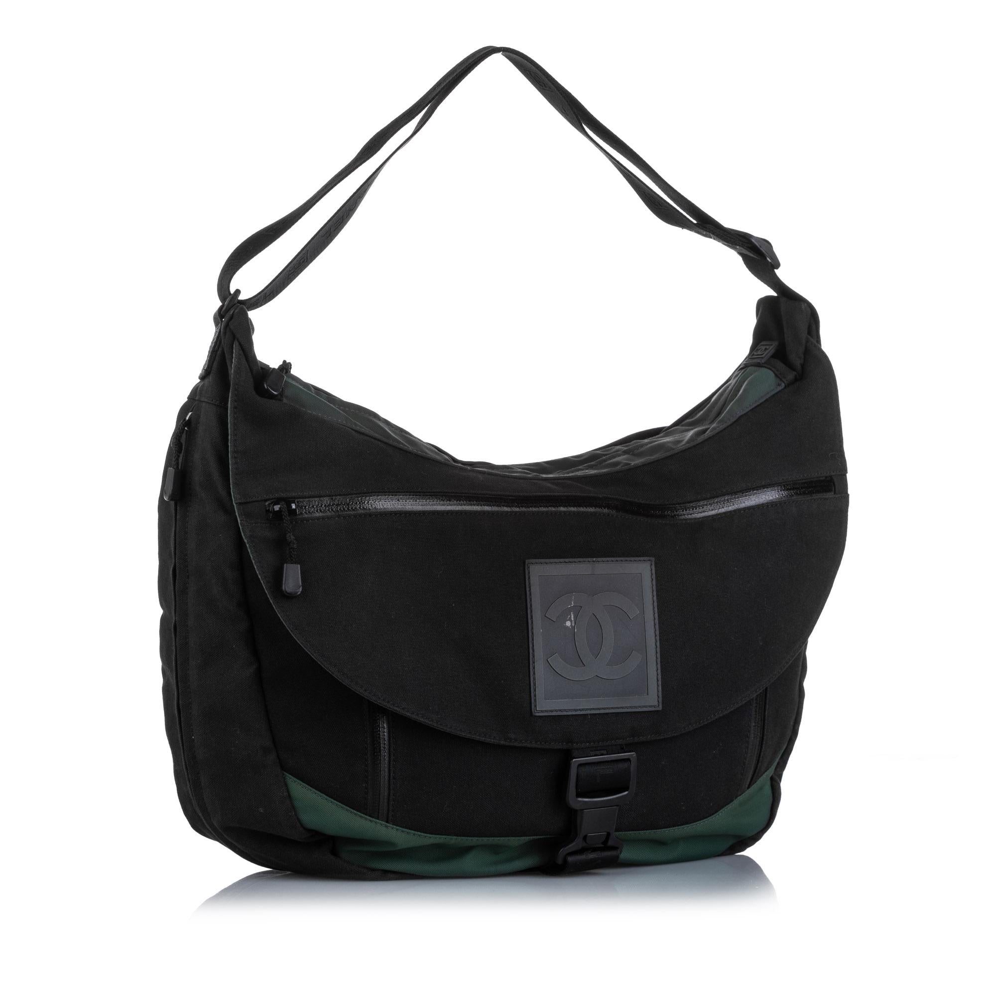 Chanel CC Sports Line Nylon Shoulder Bag (SHG-22770)