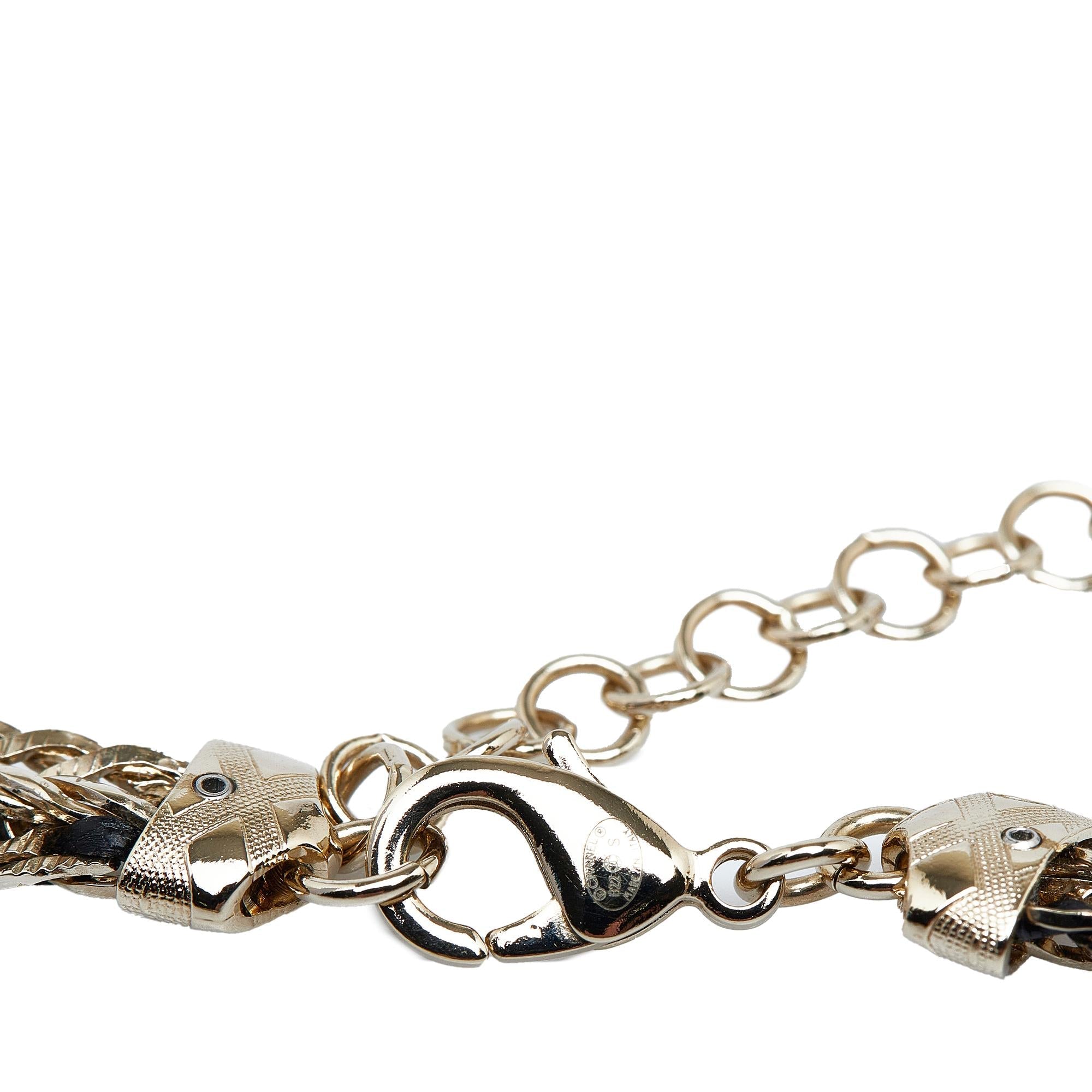 Chanel CC Strass Pendant Choker (SHG-oapFjp)