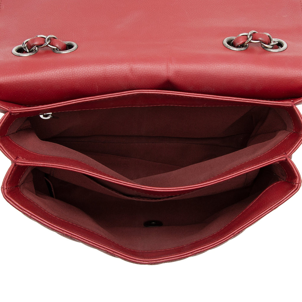 Chanel Caviar Leather All About Flap Large Shoulder Bag (SHF-22267)