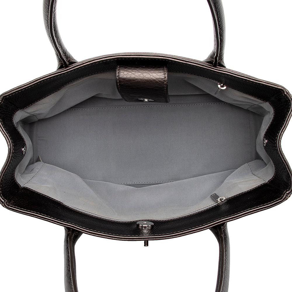 Chanel Caviar Leather Cerf Classic Executive Small Tote (SHF-15194)