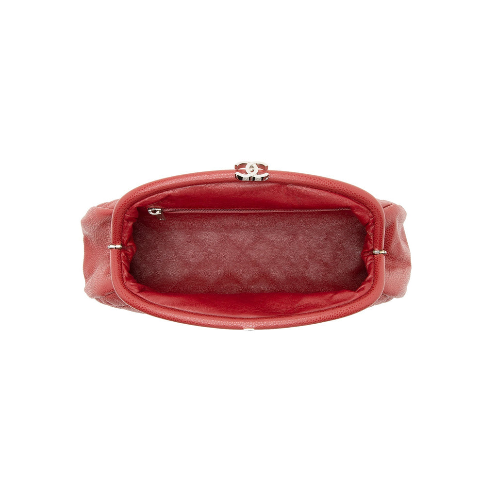 Chanel Caviar Leather Timeless Clutch (SHF-22293)