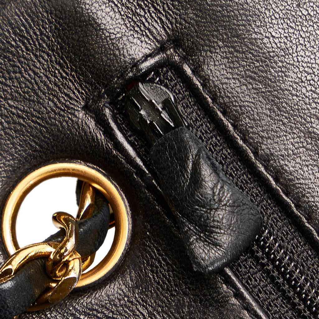 Chanel Classic Lambskin Leather Double Flap Bag (SHG-31300)