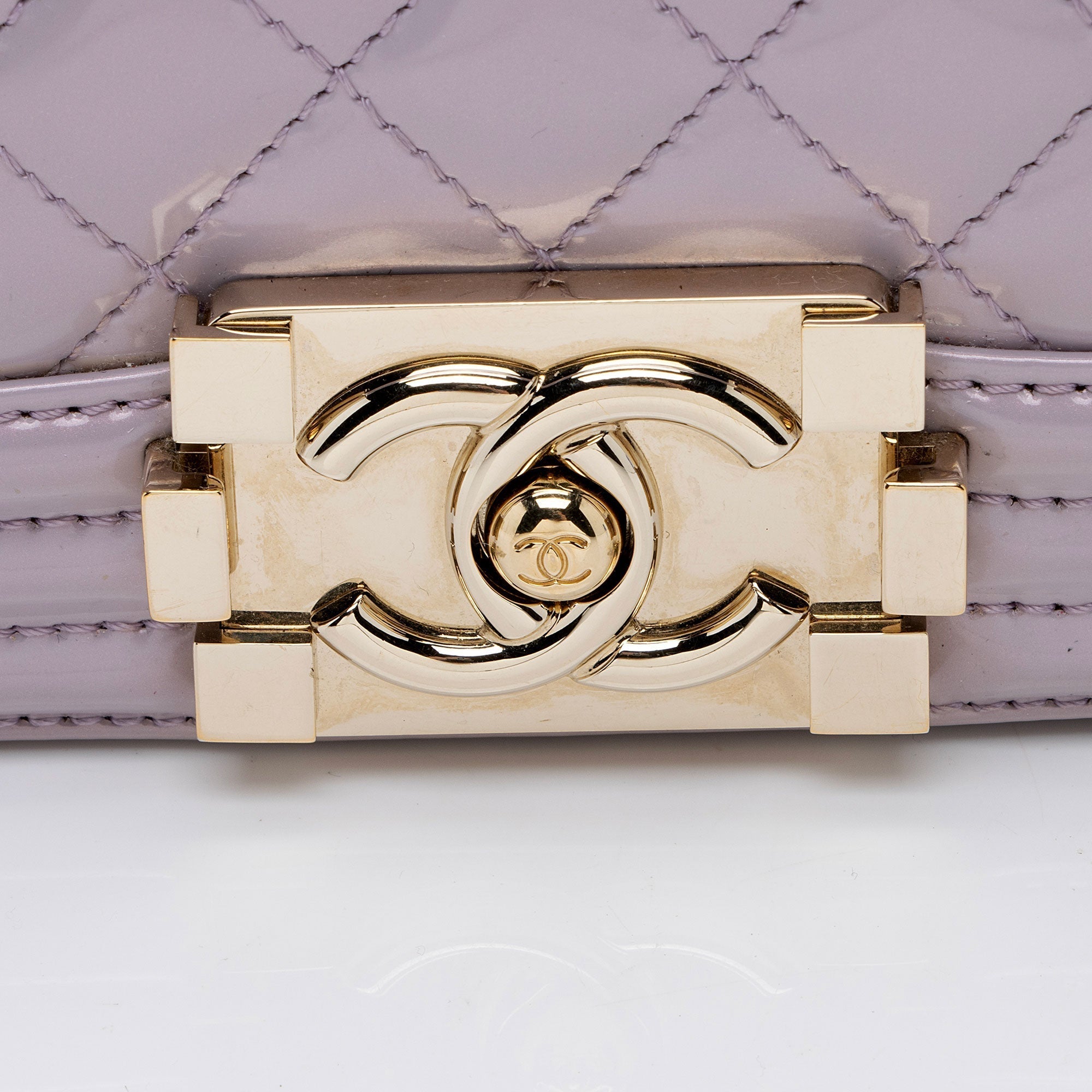 Chanel Patent Leather New Medium Boy Bag (SHF-o181rK)