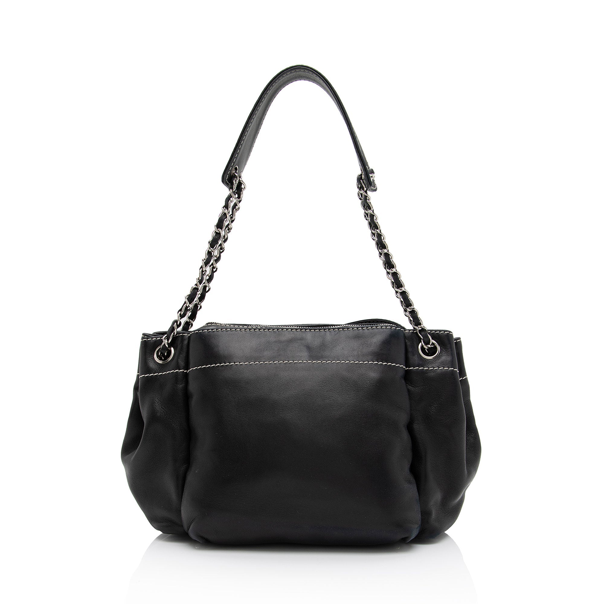 Chanel Lambskin LAX Accordion Shoulder Bag (SHF-WhynN4)