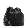 Chanel Vintage Caviar Leather Drawstring Shoulder Bag (SHF-21297)