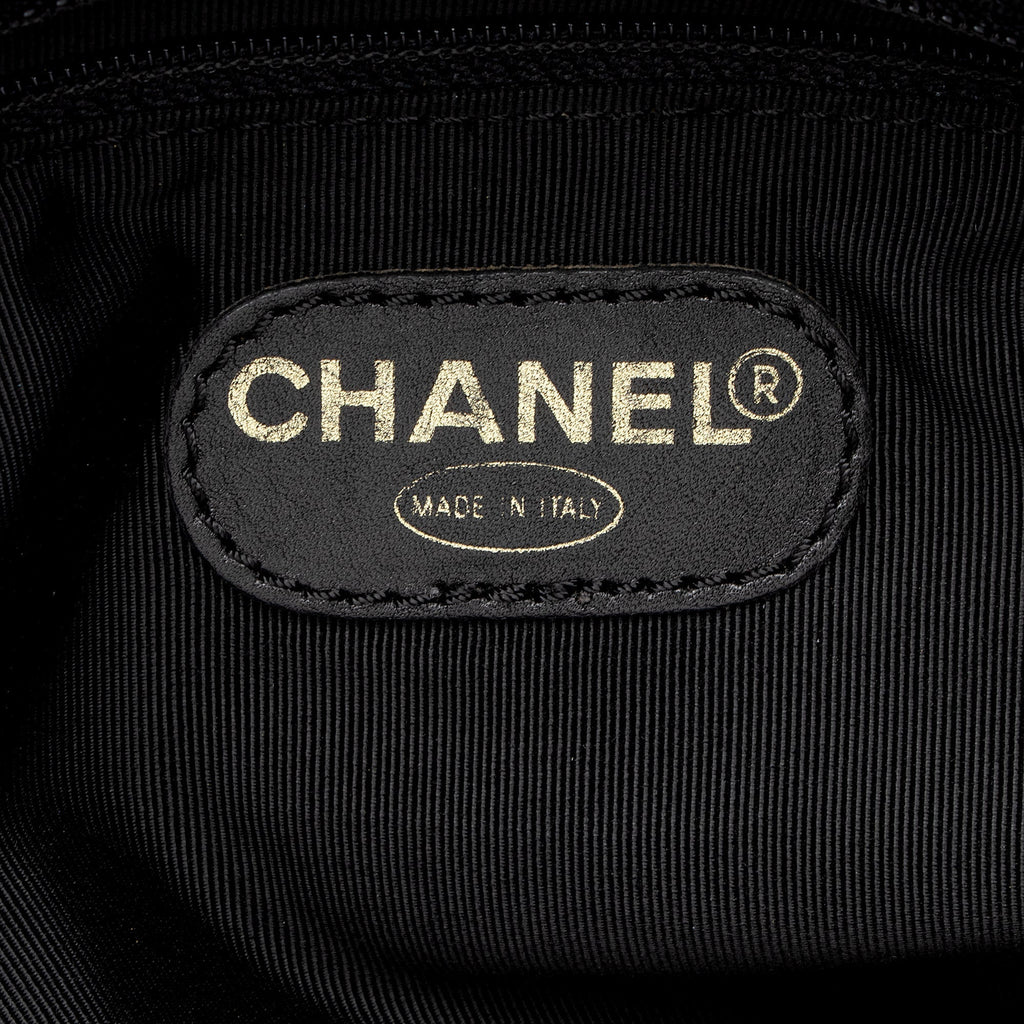Chanel Vintage Lambskin CC Logo Tote (SHF-22846)