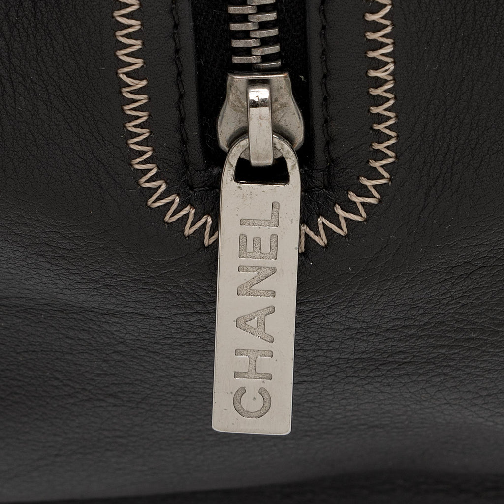 Chanel Vintage Lambskin Essential Bowler Bag (SHF-AnnD2G)