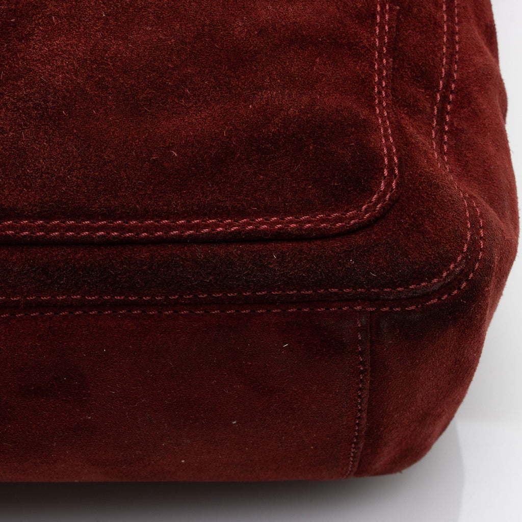 Chanel Vintage Suede CC Tassel Messenger Bag (SHF-evWiOG)
