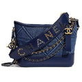 Chanel Women Chanel's Gabrielle Small Hobo Bag Denim Tweeds & Fabrics