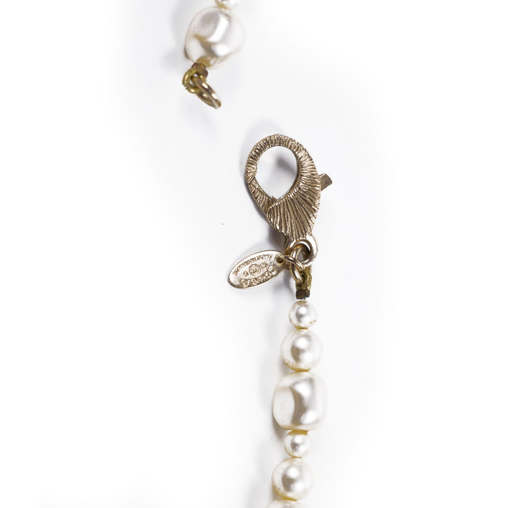 Chanel Pearl Graduated Long Necklace