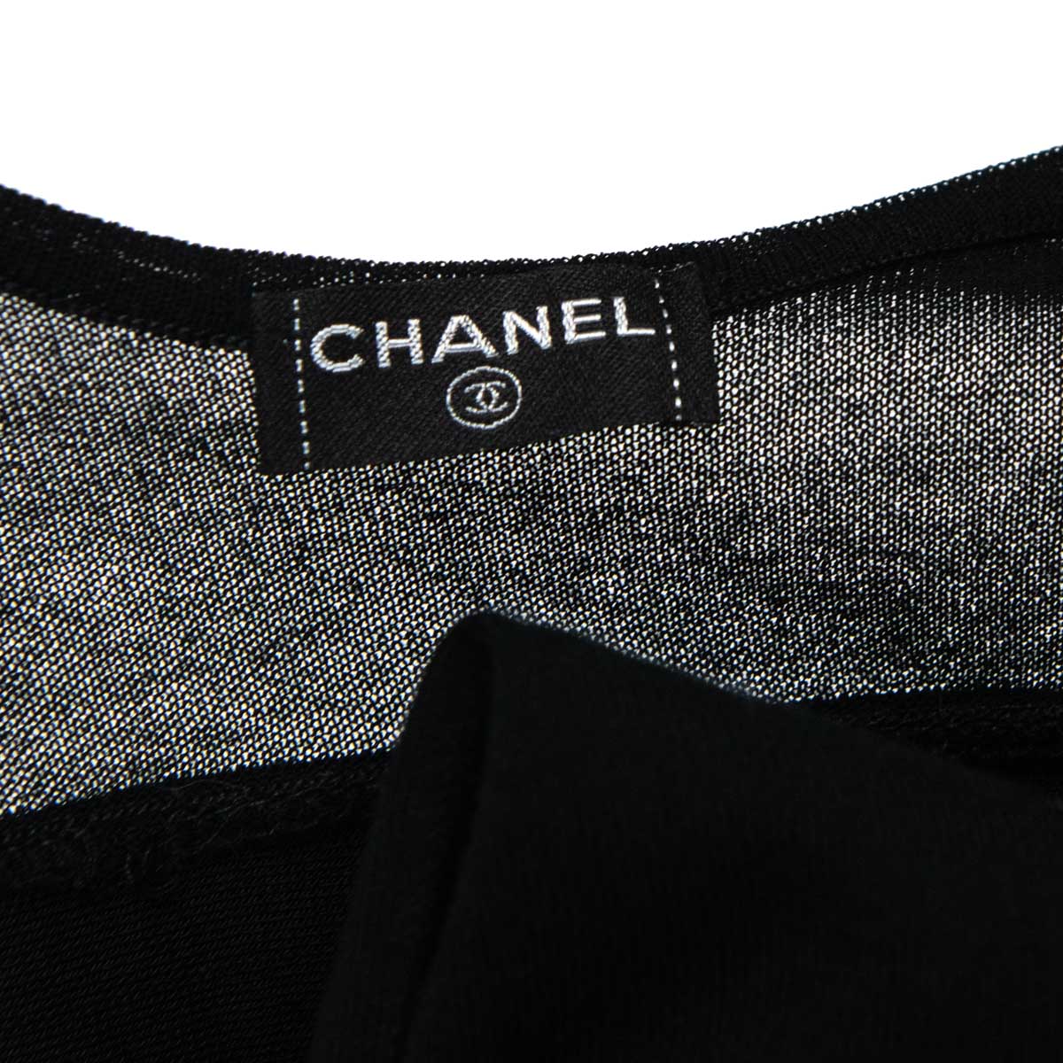 Chanel Black Camellia Sleeveless Dress Size S | FR 38