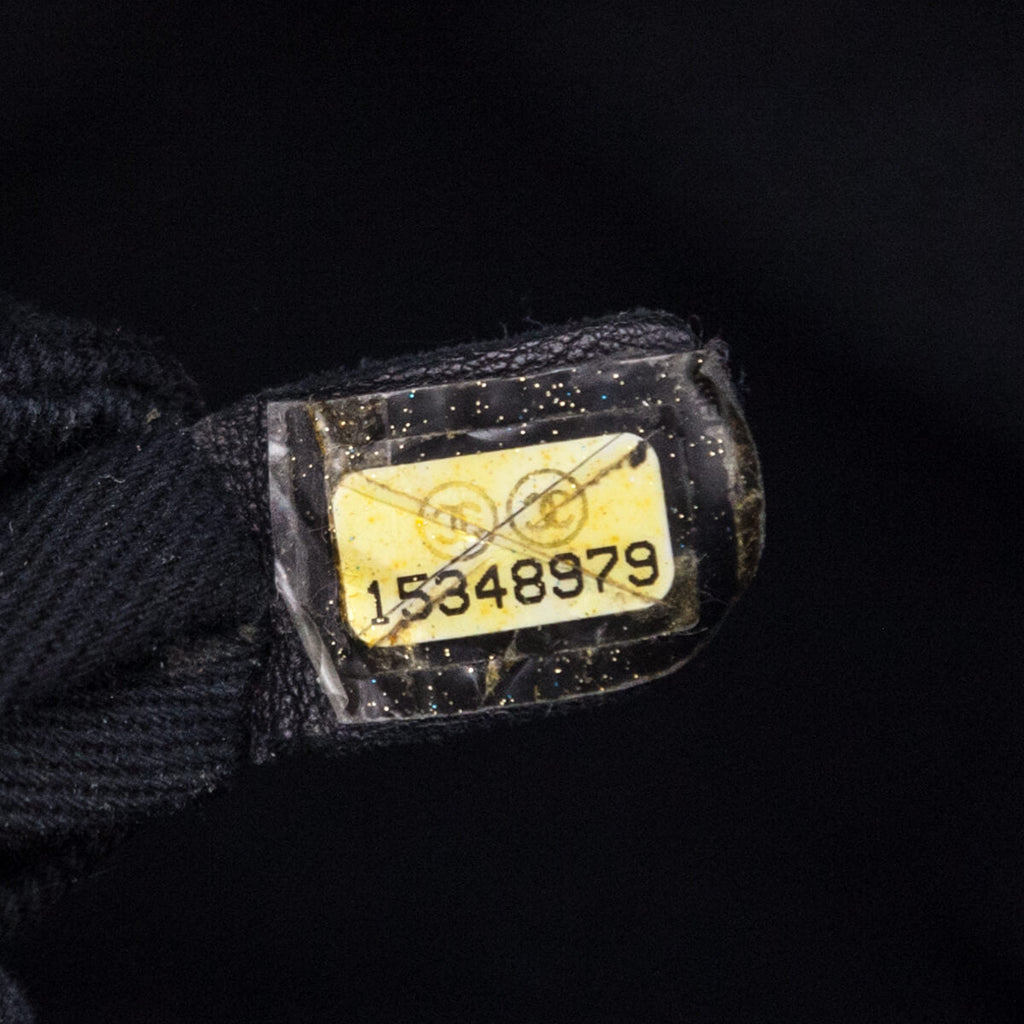 Chanel Black Patent Quilted Large Just Mademoiselle Bowling Bag