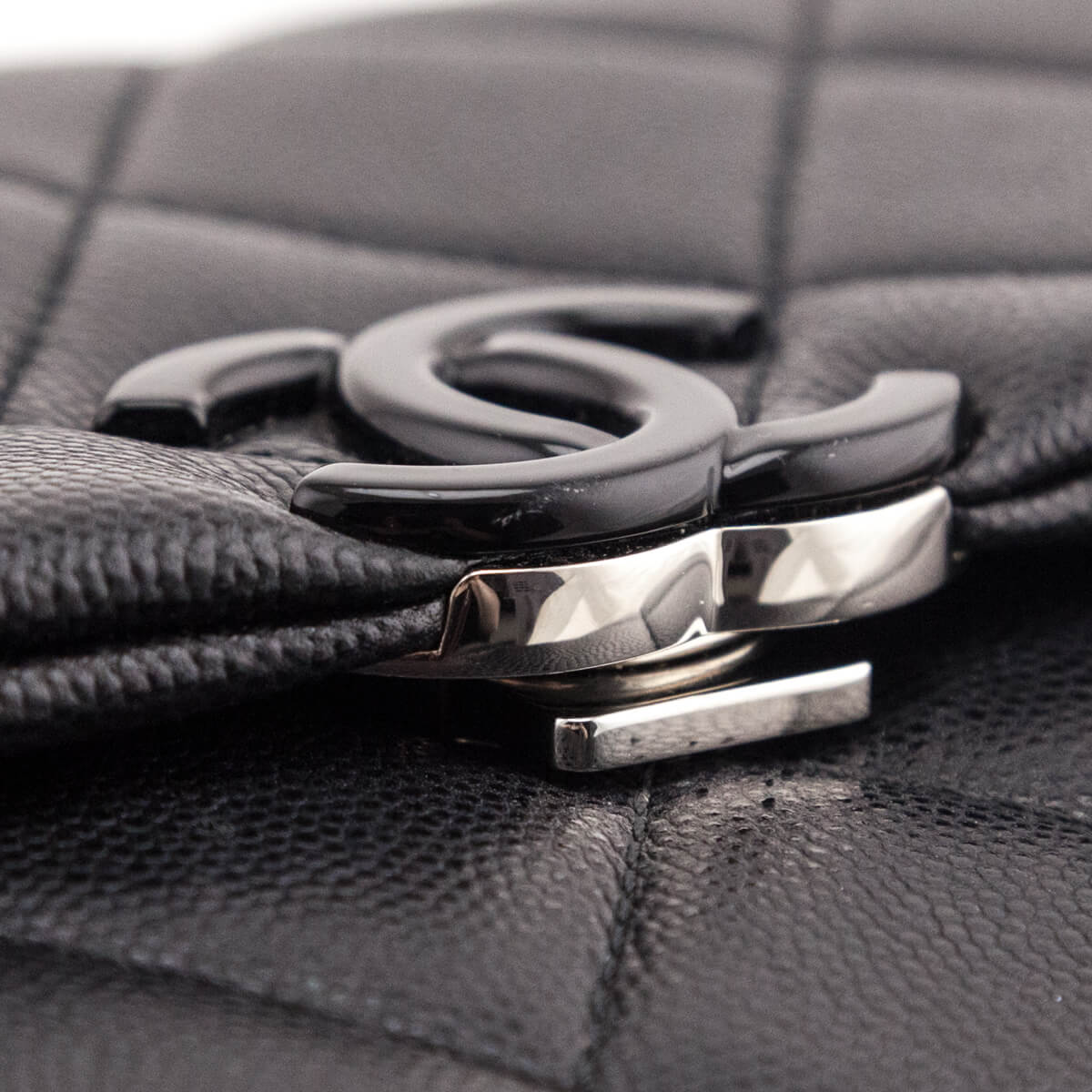 Chanel Black Quilted Grained Calfskin My Everything Flap Bag