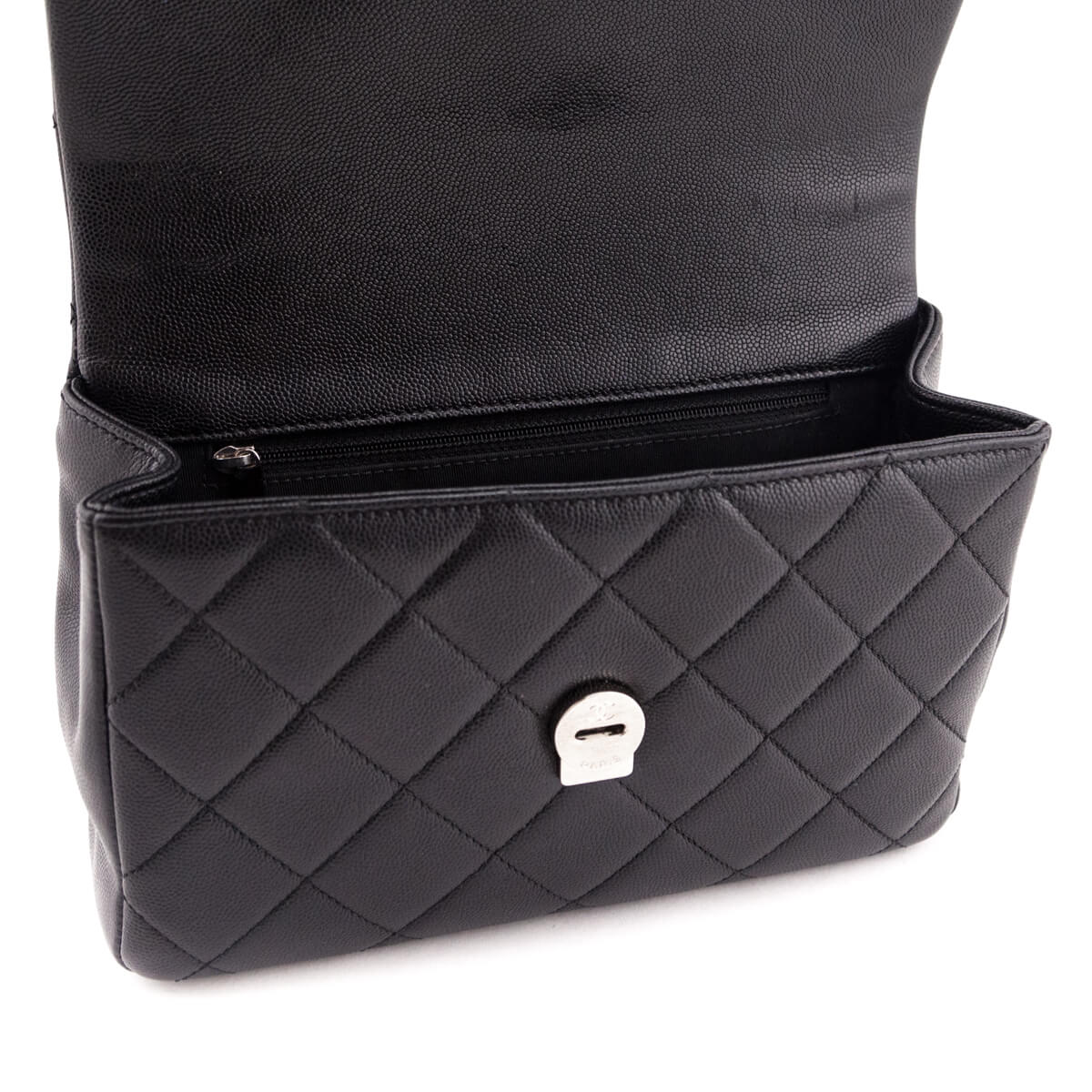 Chanel Black Quilted Grained Calfskin My Everything Flap Bag