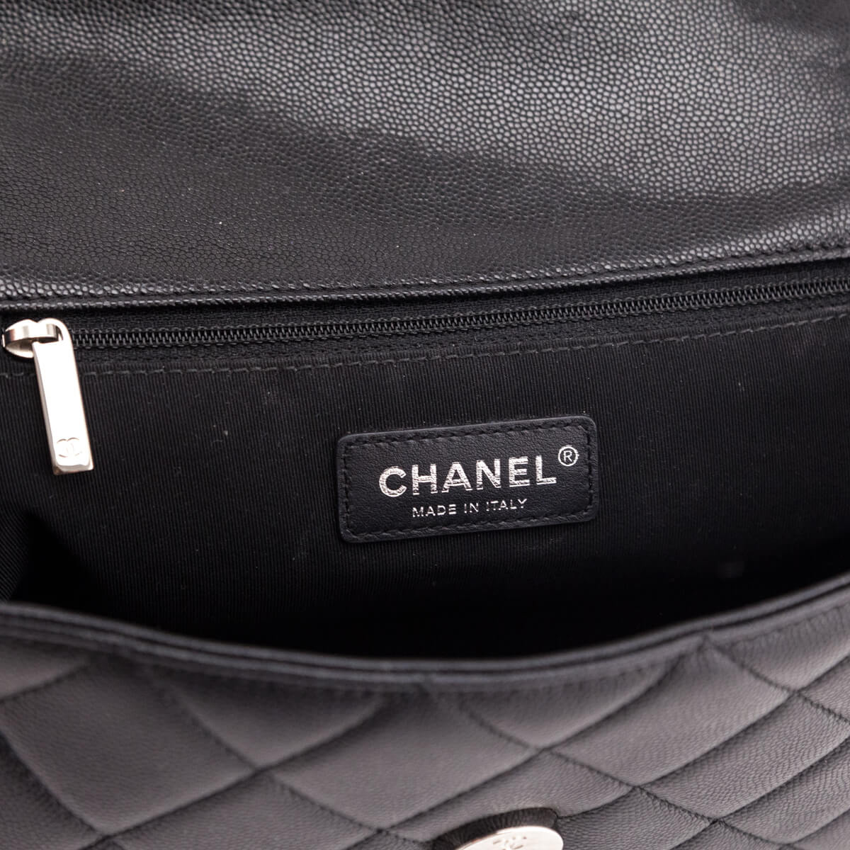 Chanel Black Quilted Grained Calfskin My Everything Flap Bag