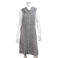 Chanel Black & White Silk Printed Cruise 2003 Dress Size M | US 8