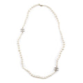Chanel Faux Pearl CC Station Necklace