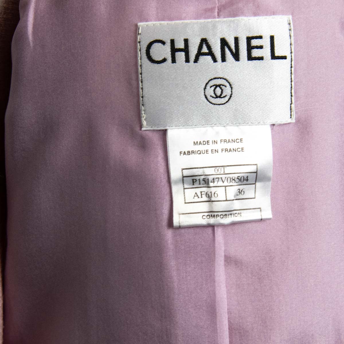Chanel Pink Metallic Vintage Asymmetrical Blazer Size XS | FR 36