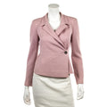 Chanel Pink Metallic Vintage Asymmetrical Blazer Size XS | FR 36