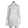 Chanel White Camellia Lace Mini Dress S | FR 38