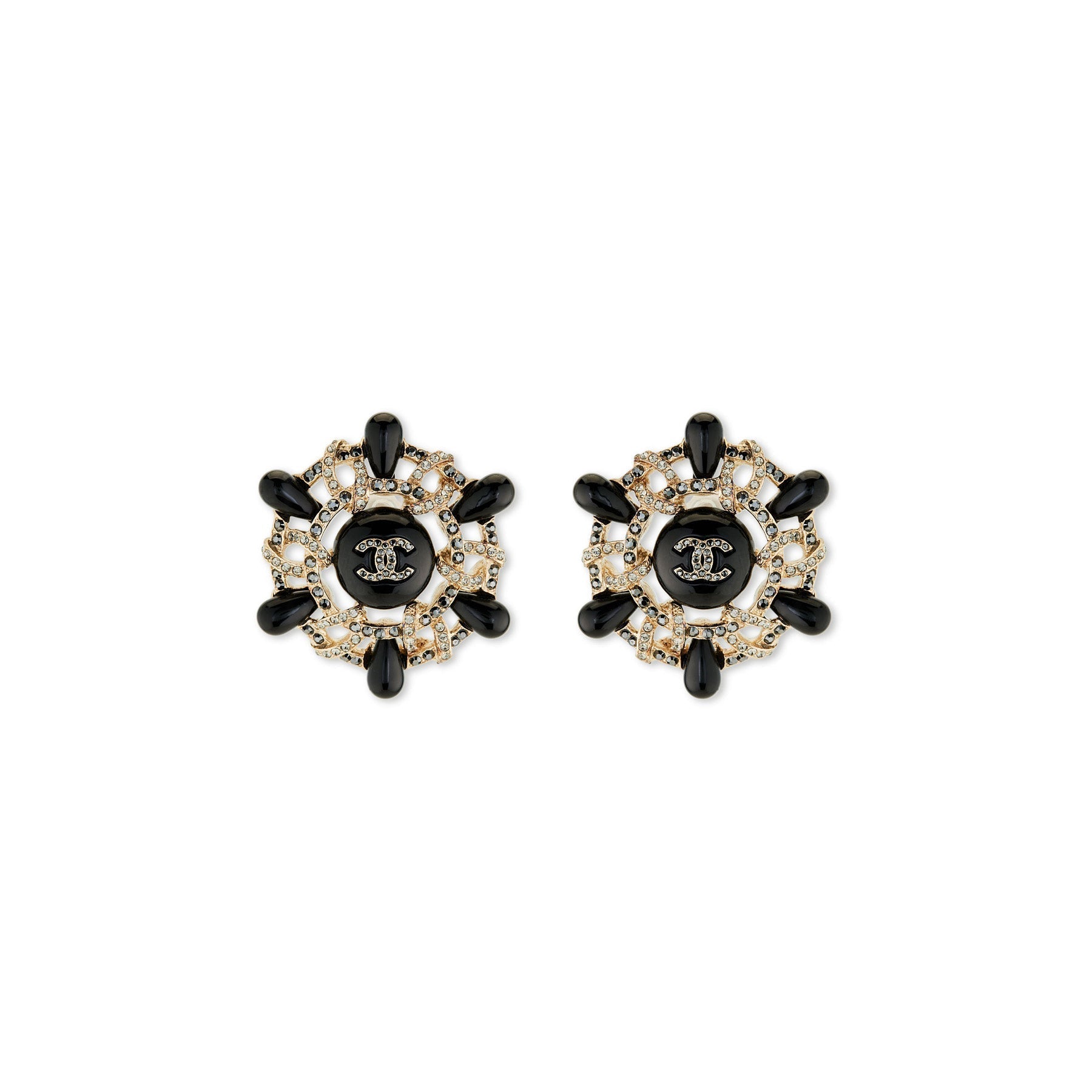 Chanel round earrings - M��tiers d'art Hambourg 2017/2018