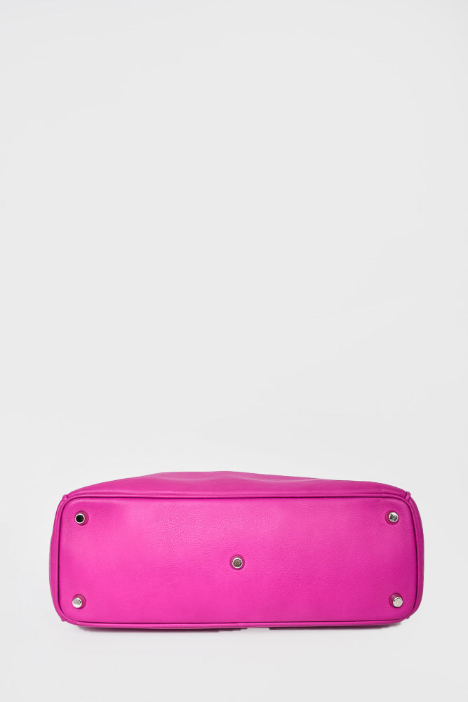 Christian Dior Pink Leather Diorissimo with Pouch