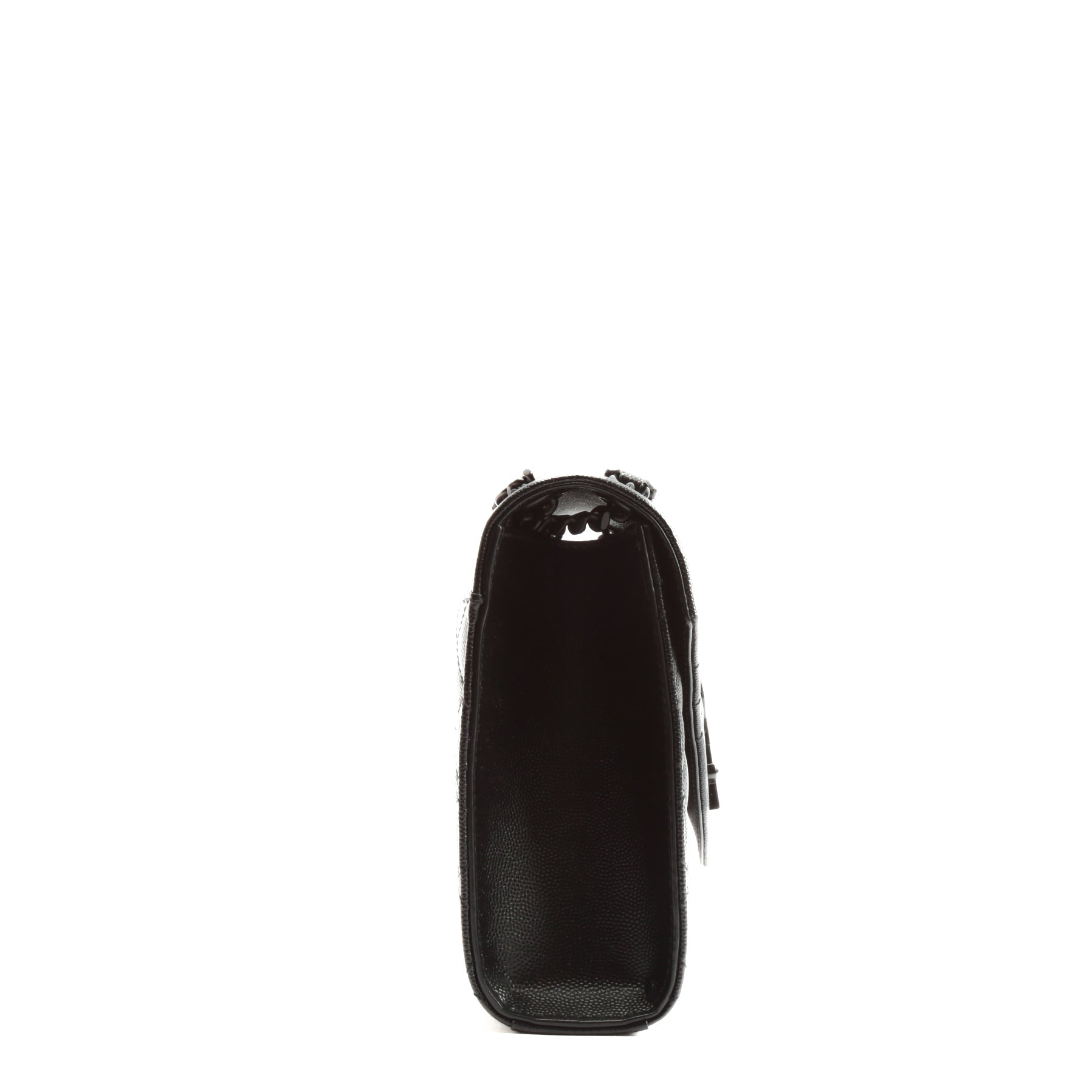 SAINT LAURENT Medium Envelope Monogram Matelasse Chain Bag- Black