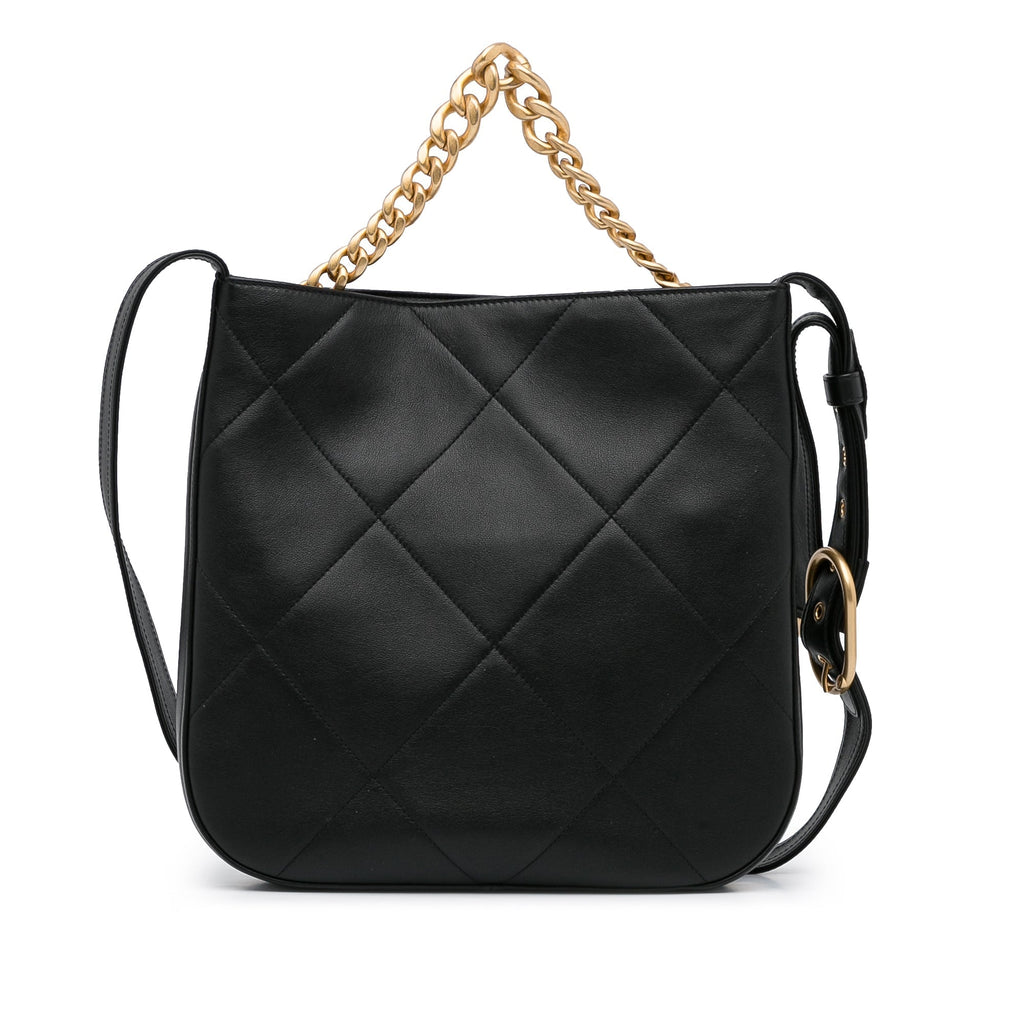 Chanel Easy Mood Large Black Calfskin Gold