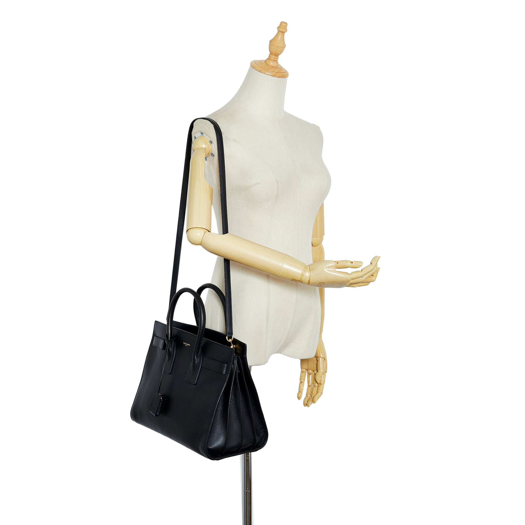 Saint Laurent Small Sac De Jour Black