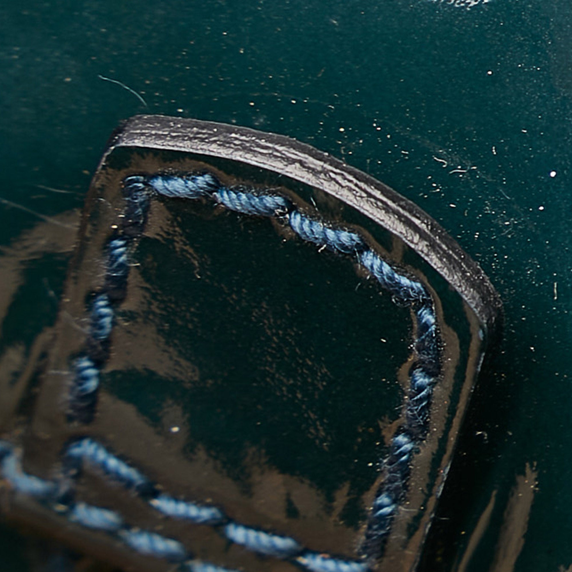 Gucci Horsebit Handbag Blue Patent