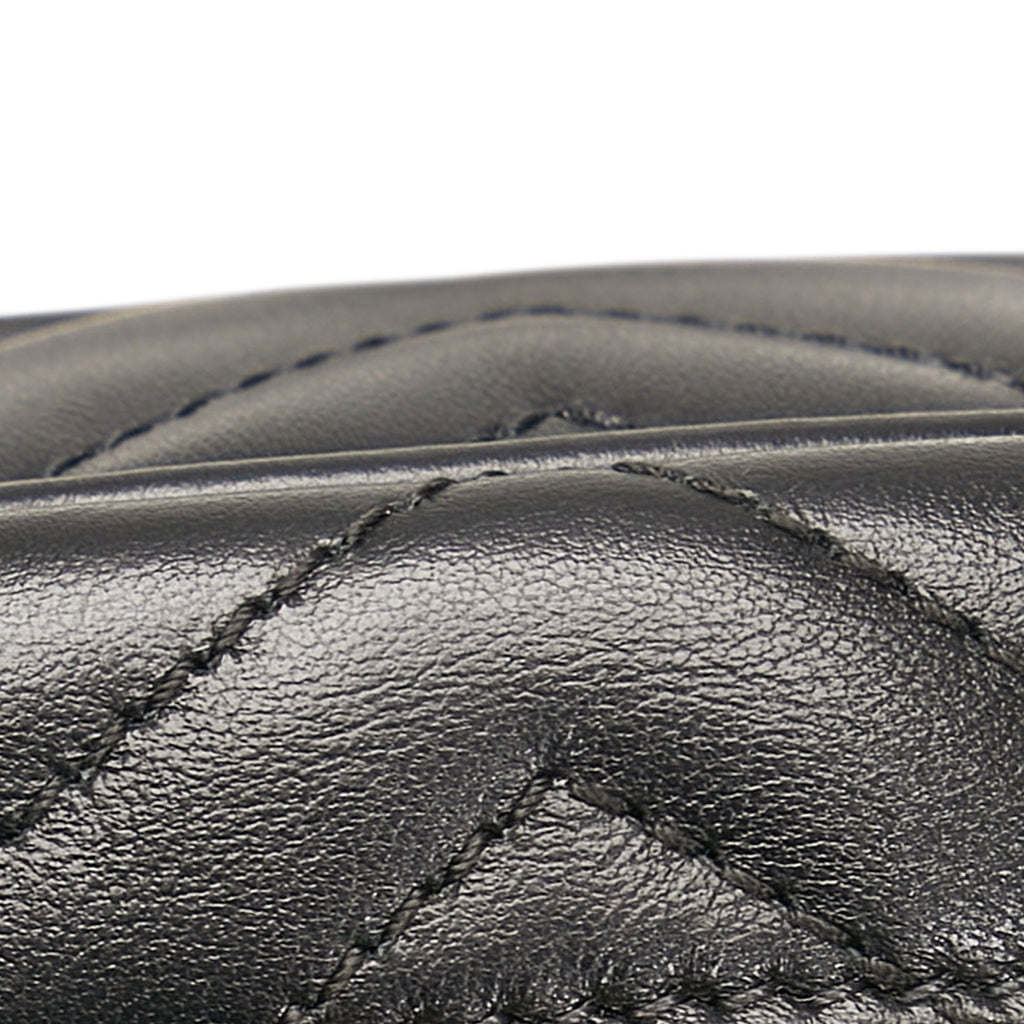 Gucci GG Marmont Round Backpack Black Matelassé