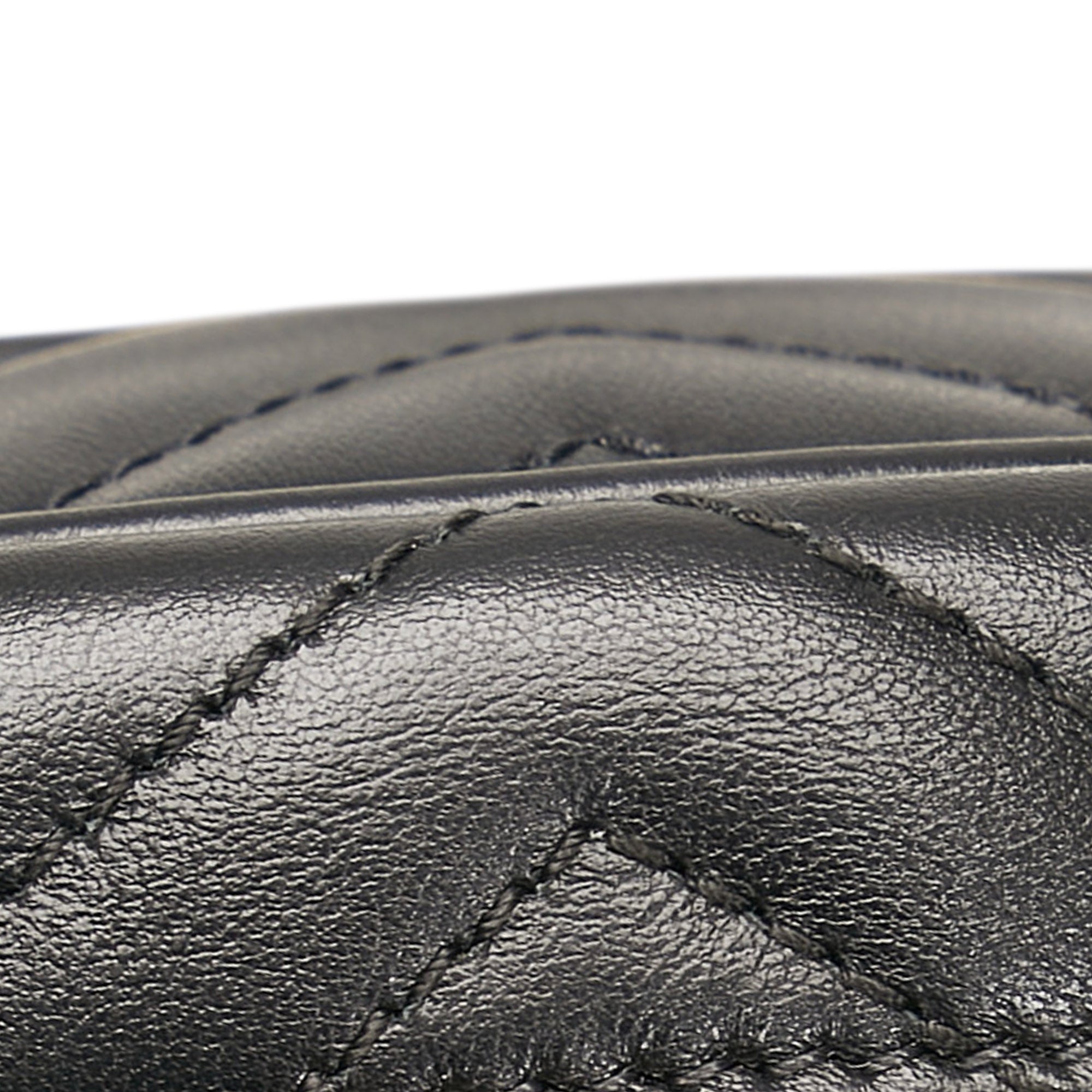 Gucci GG Marmont Round Backpack Black Matelassé