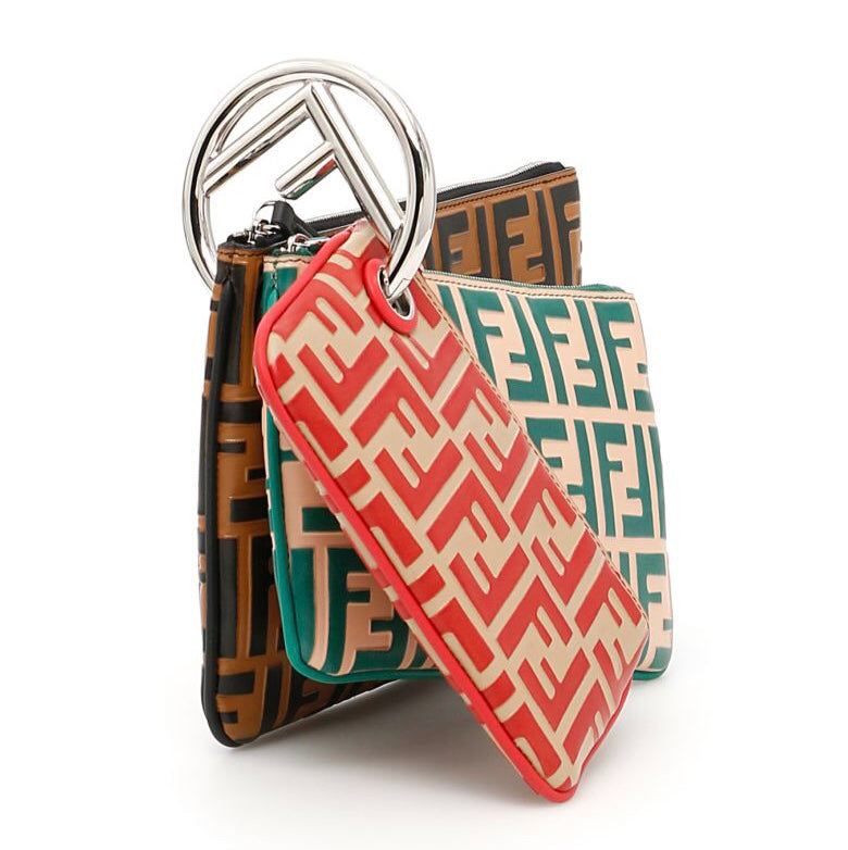 Fendi Triplette FF Pouch