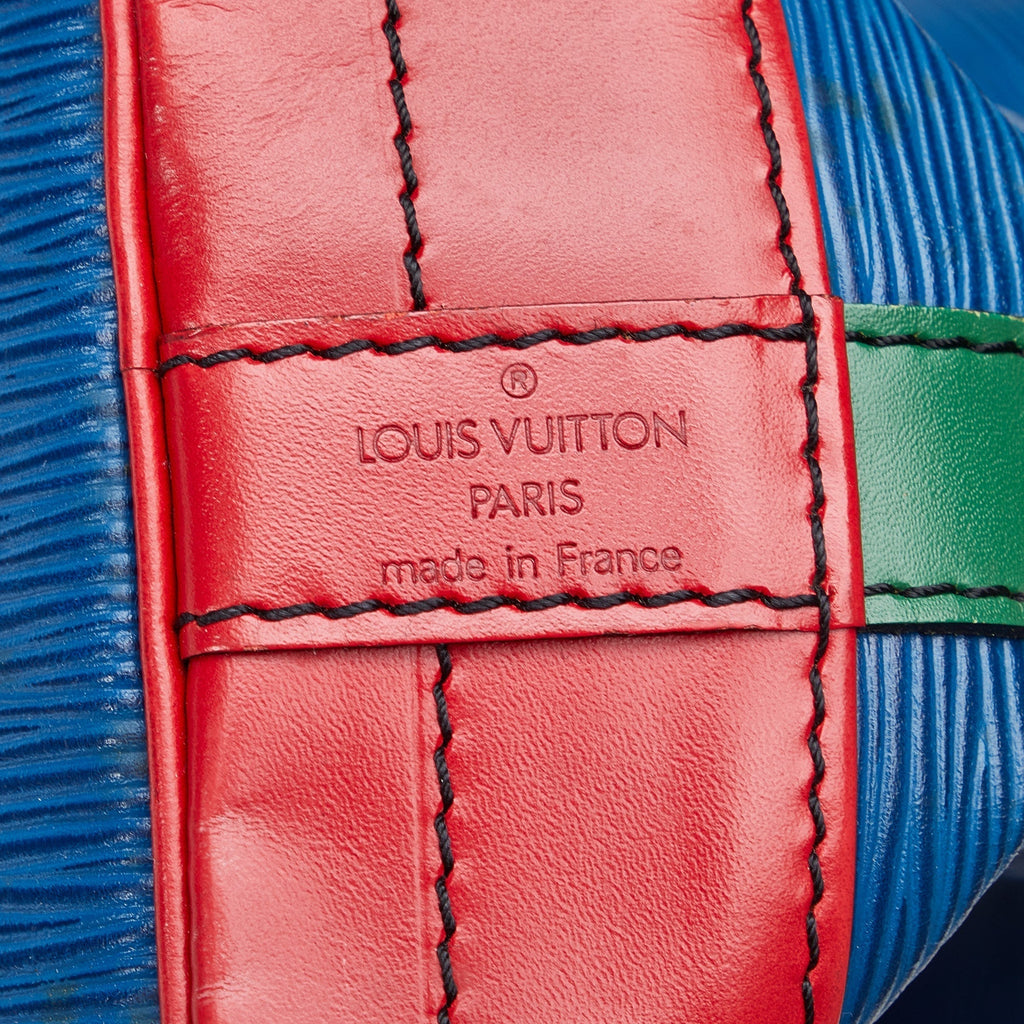 LOUIS VUITTON Epi Noe Tricolor GM Bucket Bag