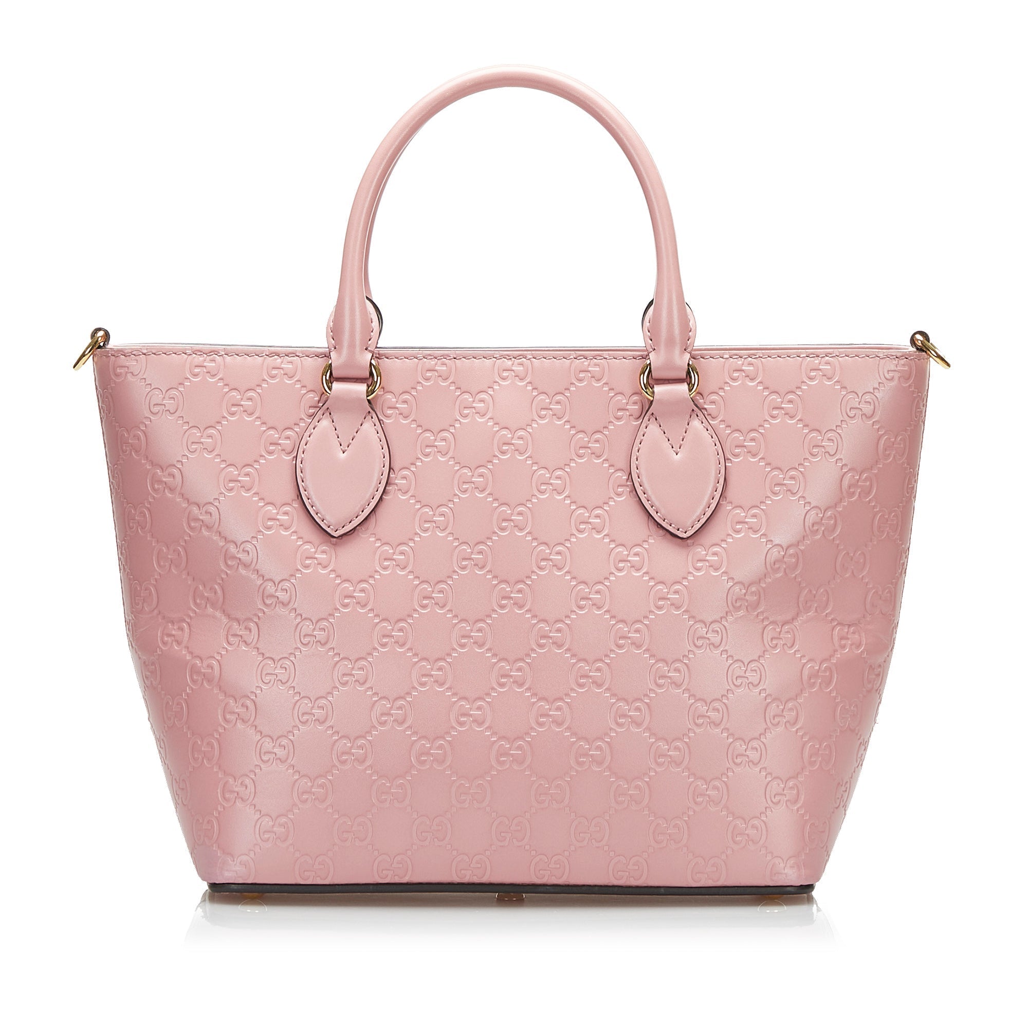 SALE Gucci Handbag Pink Guccissima