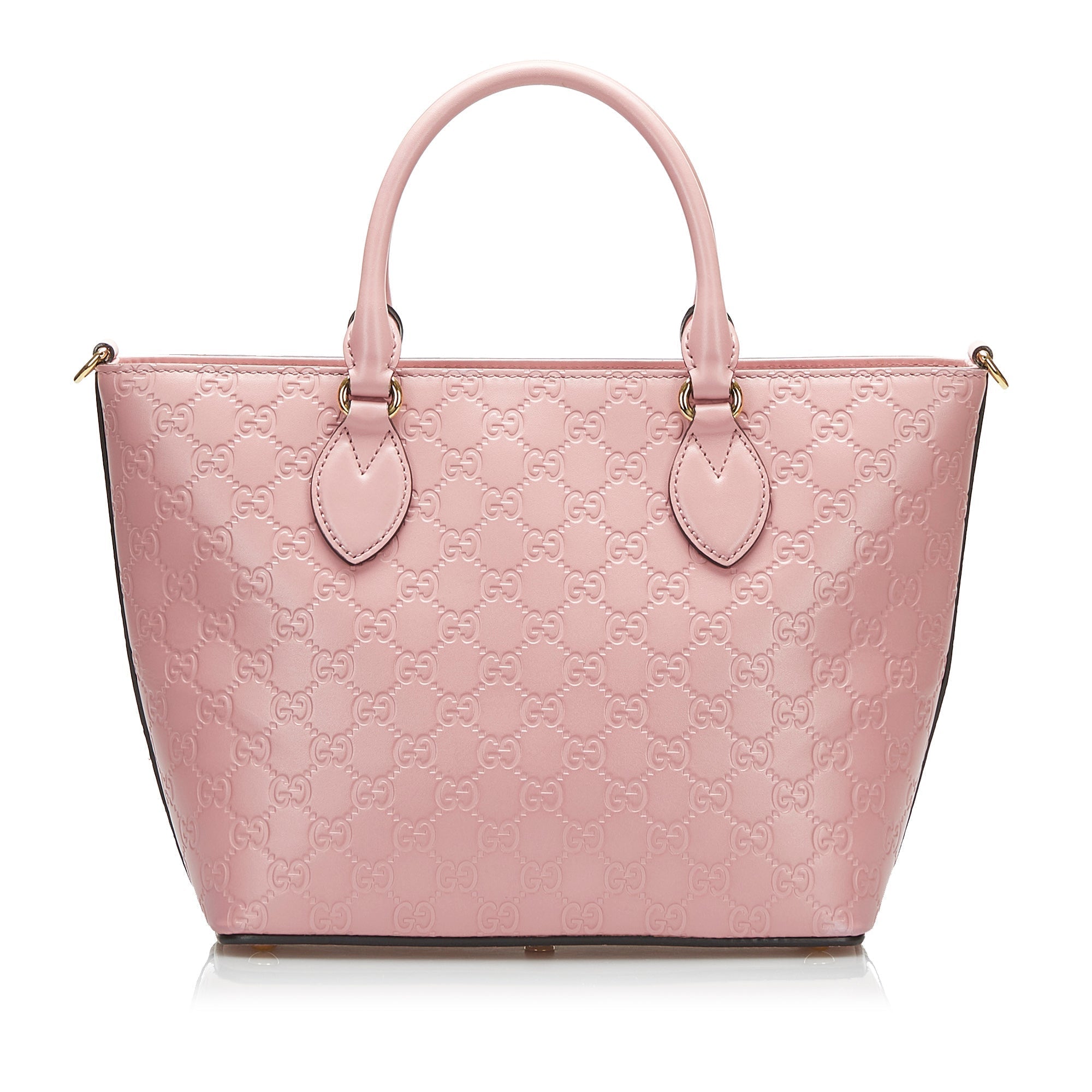 SALE Gucci Handbag Pink Guccissima