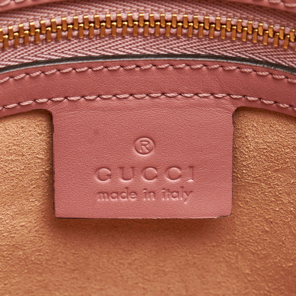 SALE Gucci Handbag Pink Guccissima