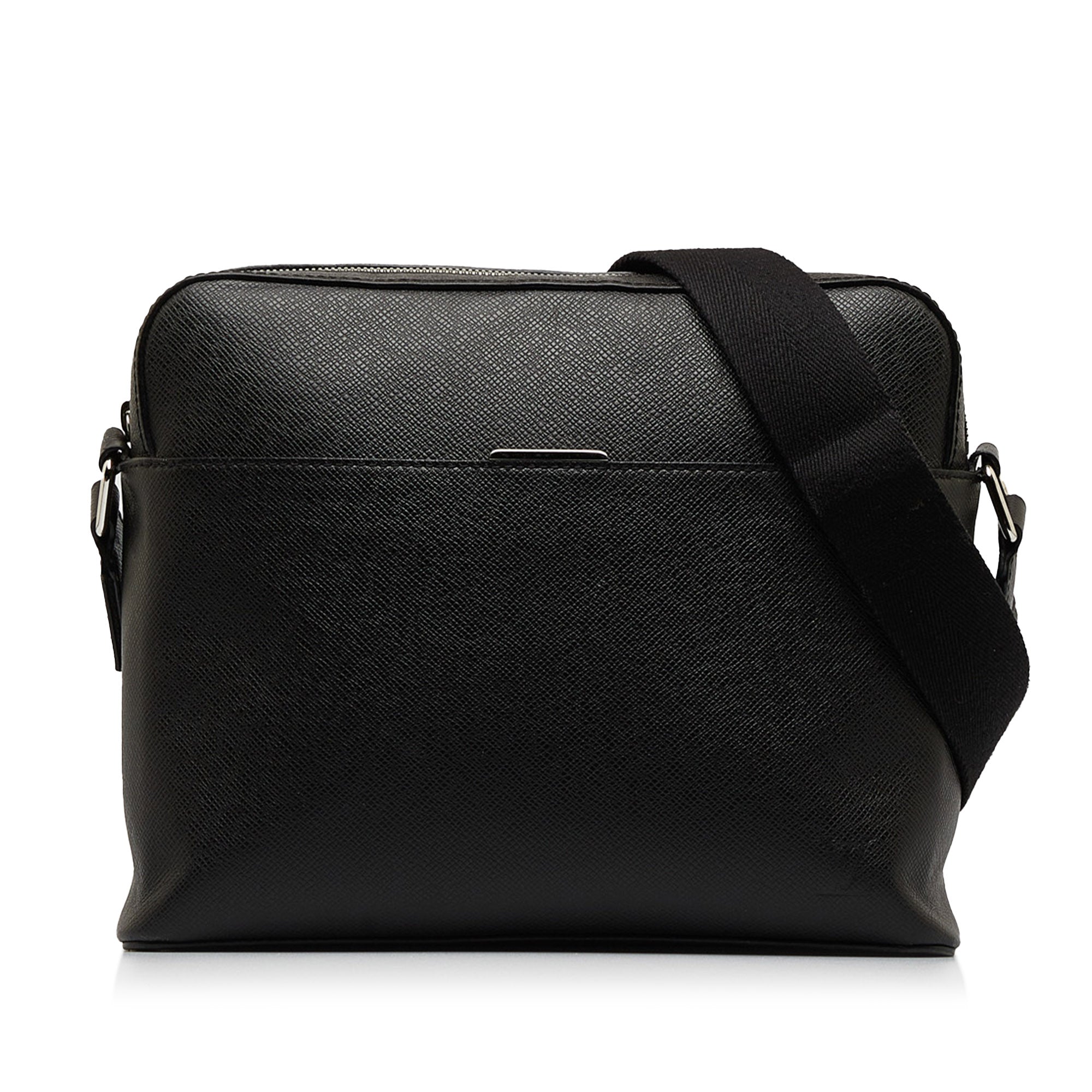 LOUIS VUITTON Taiga Anton Messenger PM Crossbody Bag