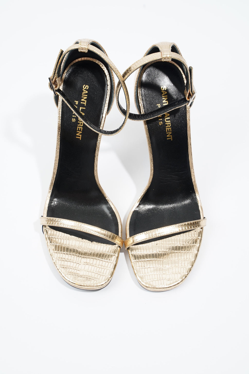 Saint Laurent Womens Jane 105 Gold EU 38 / UK 5