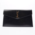 Saint Laurent Uptown Pouch Black Leather
