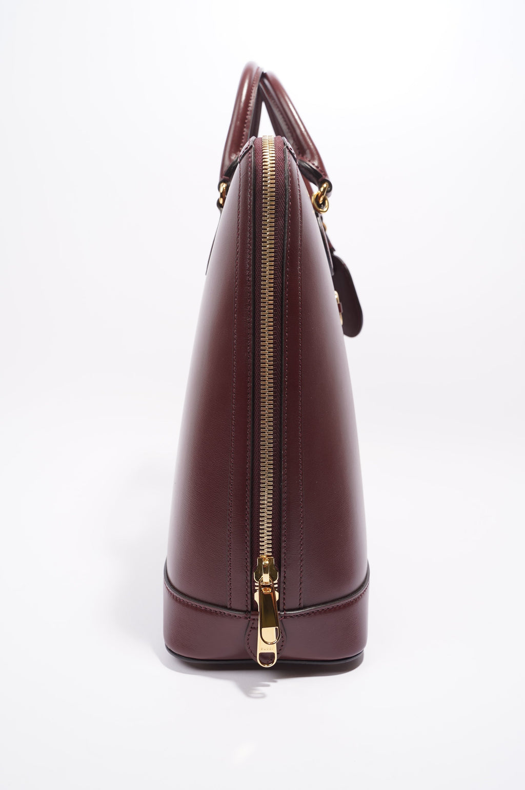 Gucci 1955 Horsebit Duffle Bag Burgundy Leather OS